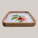 Tablett CHILI 41x41cm