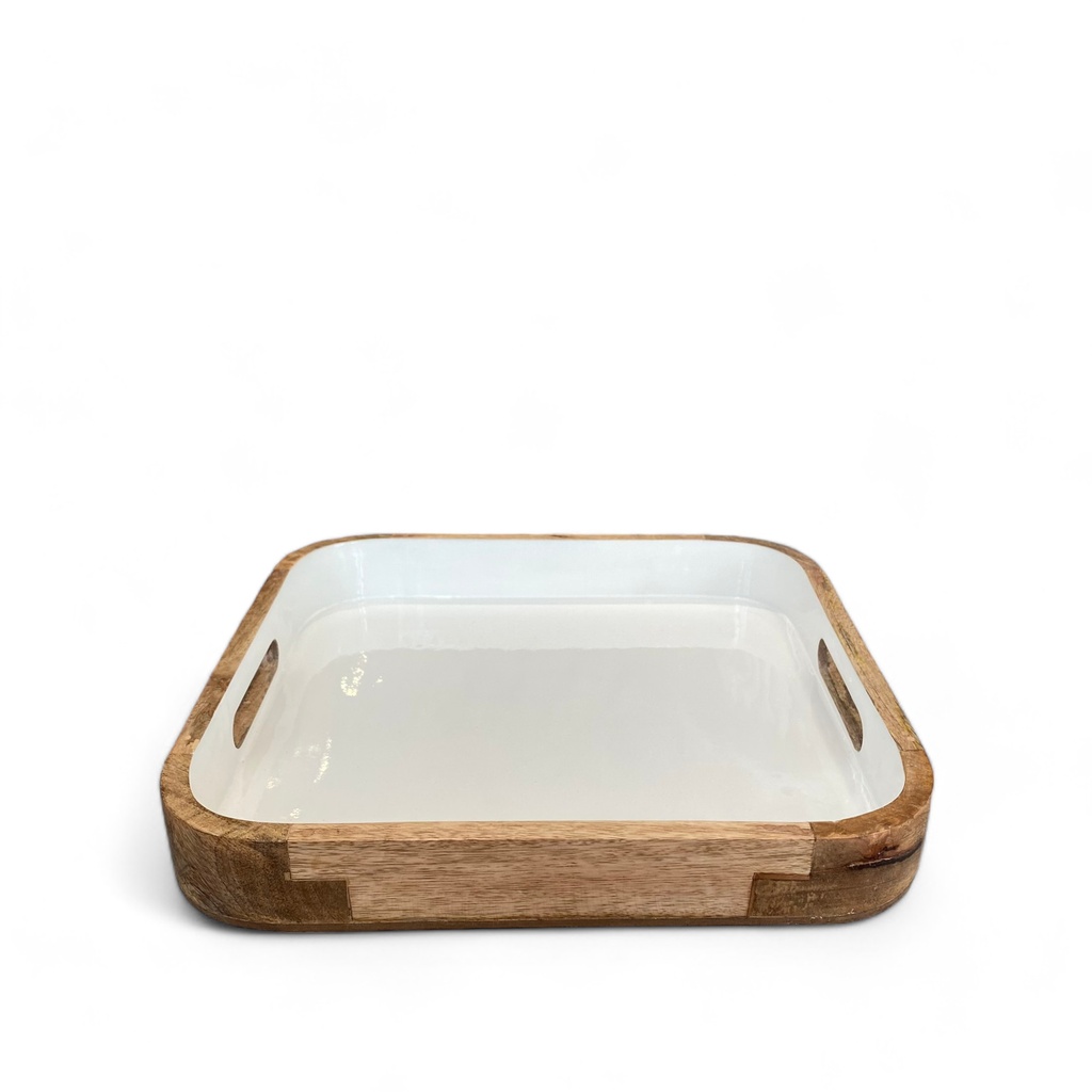 Tablett WHITE 35x35cm