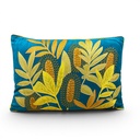 BLUMEN 40x60cm gelb-blau