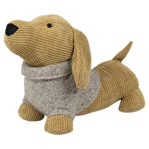 [P0010258] Türstopper DACKEL Pullover, braun