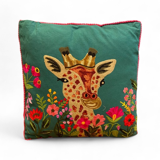 [P0010791] GIRAFFE 45x45cm türkis