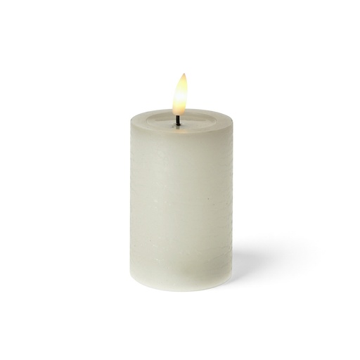 [P0012949] LED Kerze 6,5x13cm creme