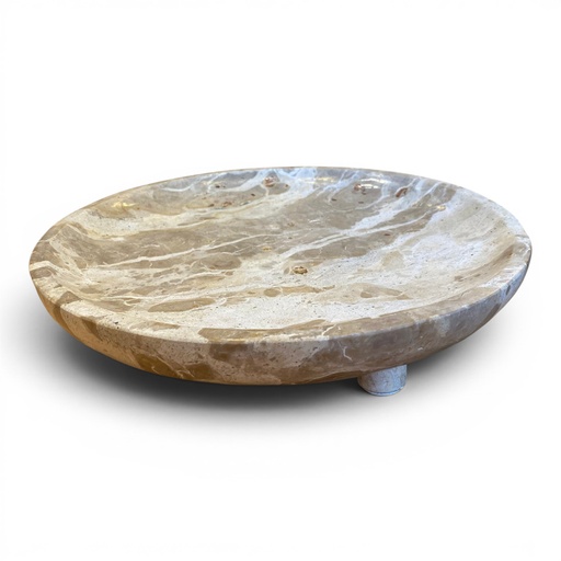 [P0015050] Marmorschale beige