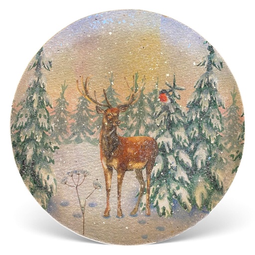 [P0015277] Tablett WALD AQUARELL 50cm