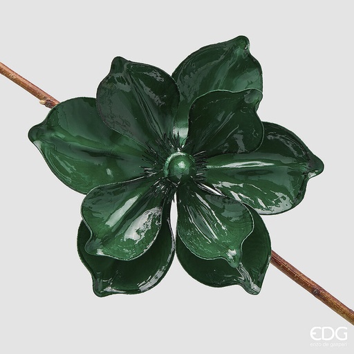 [P0015639] MAGNOLIENCLIP glänzend, grün