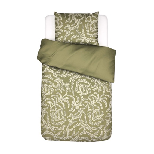 [P0016551] Bettwäsche ELERIA 135x200cm cedar green