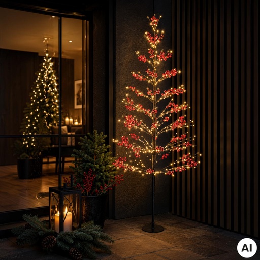 [P0016712] LED Baum ROUGE